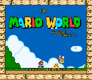 Screenshot Thumbnail / Media File 1 for Super Mario World (USA) [Hack by B.B.Link v1.1] (~Dr. Mario World - House Calls)